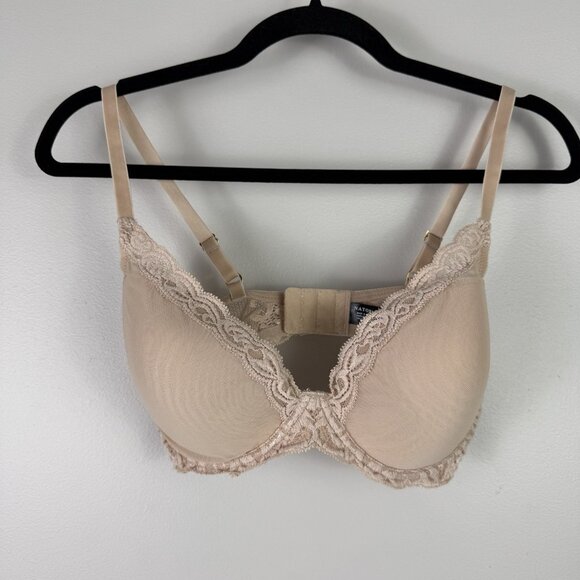 Natori 36D Nude Lace Underwire Bra Lightly Lined Full Coverage Everyday Comfort - Picture 1 of 5